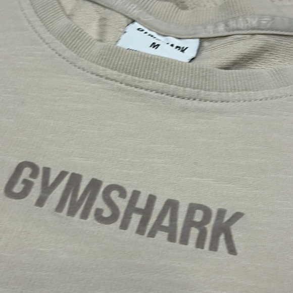 Gymshark Men’s Restore Cotton T-Shirt Desert Beige Drawstring Waist Short Sleeve - Picture 4 of 10